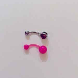 Pair of belly rings